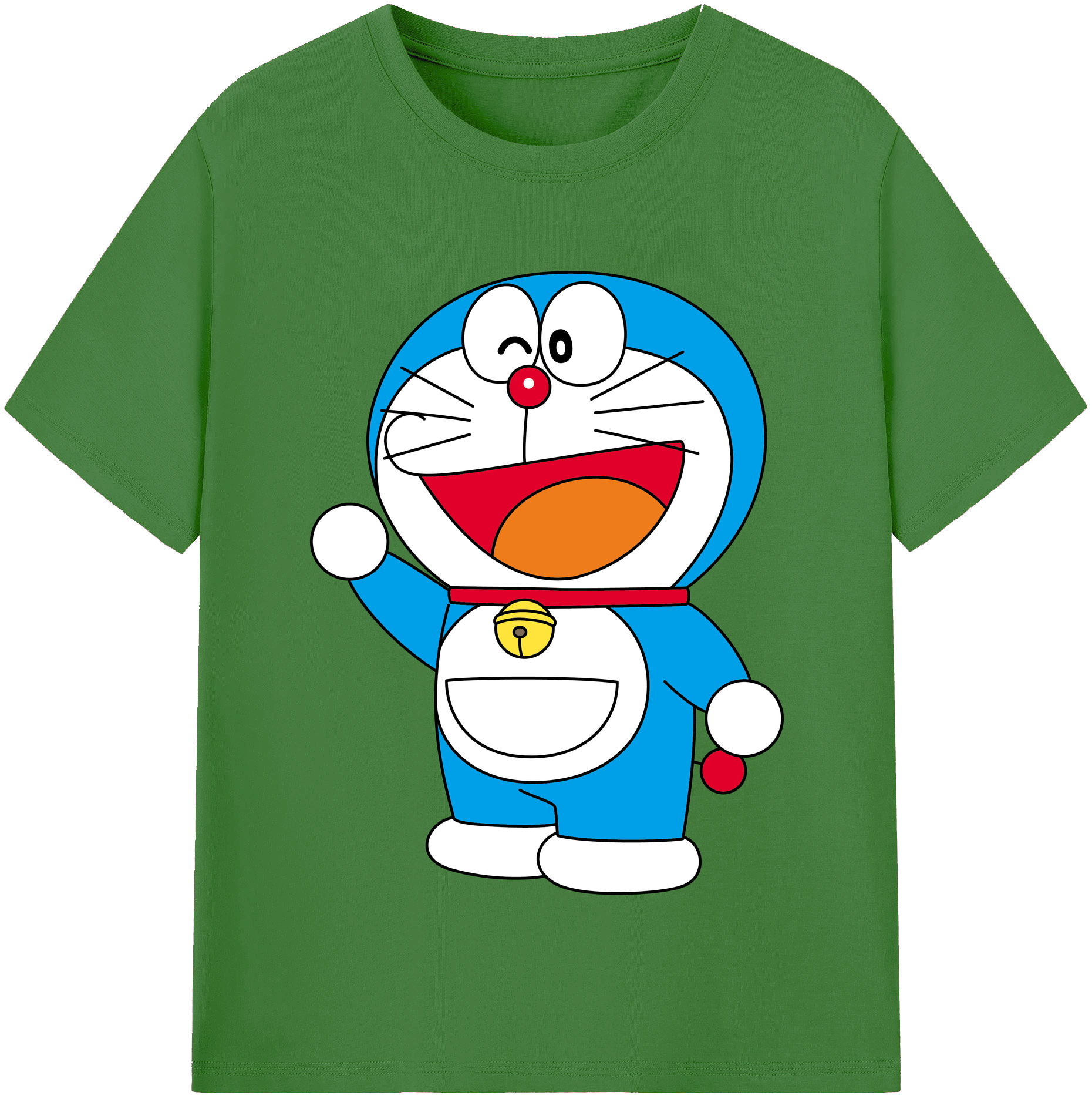 （画像用） ドラえもん Doraemon レディースカジュアルプリントTシャツ（綿100％）